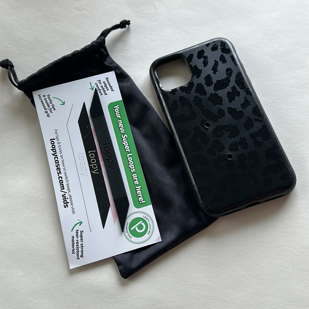 Loopy Case | i11 6.1 original Midnight Leopard